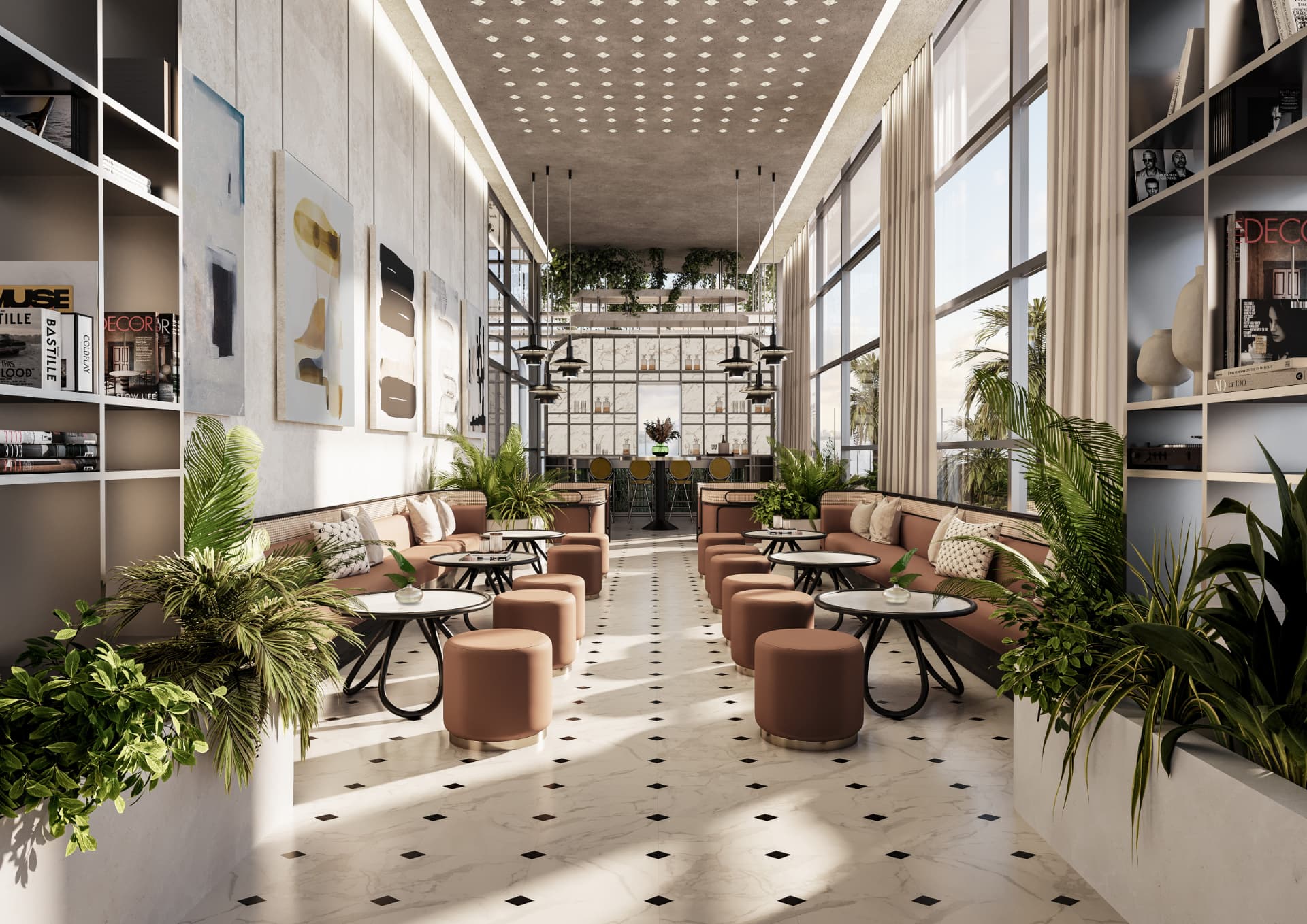 ELLE Residences — Maison Club lounge