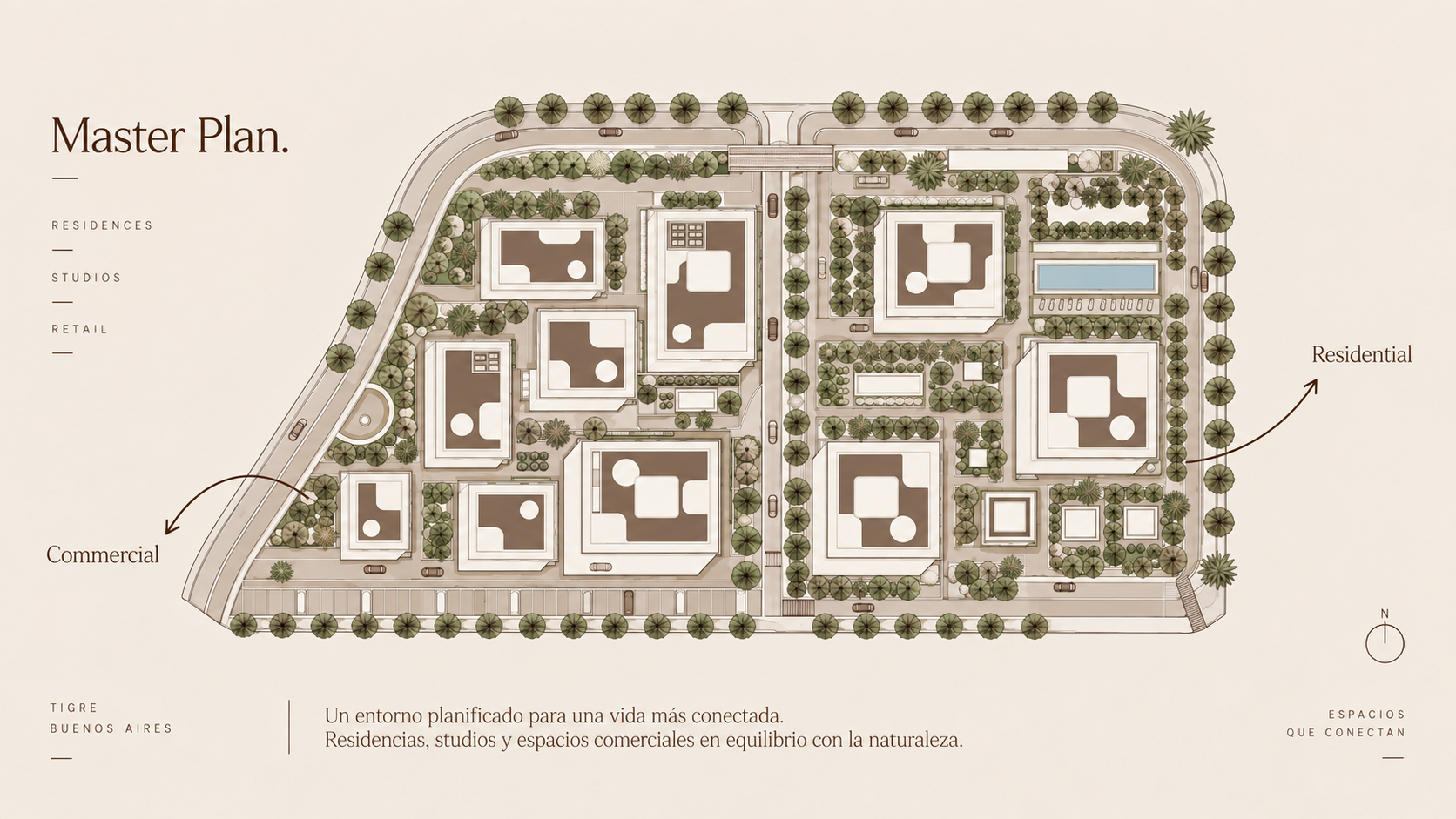 Casa Tigre — master plan